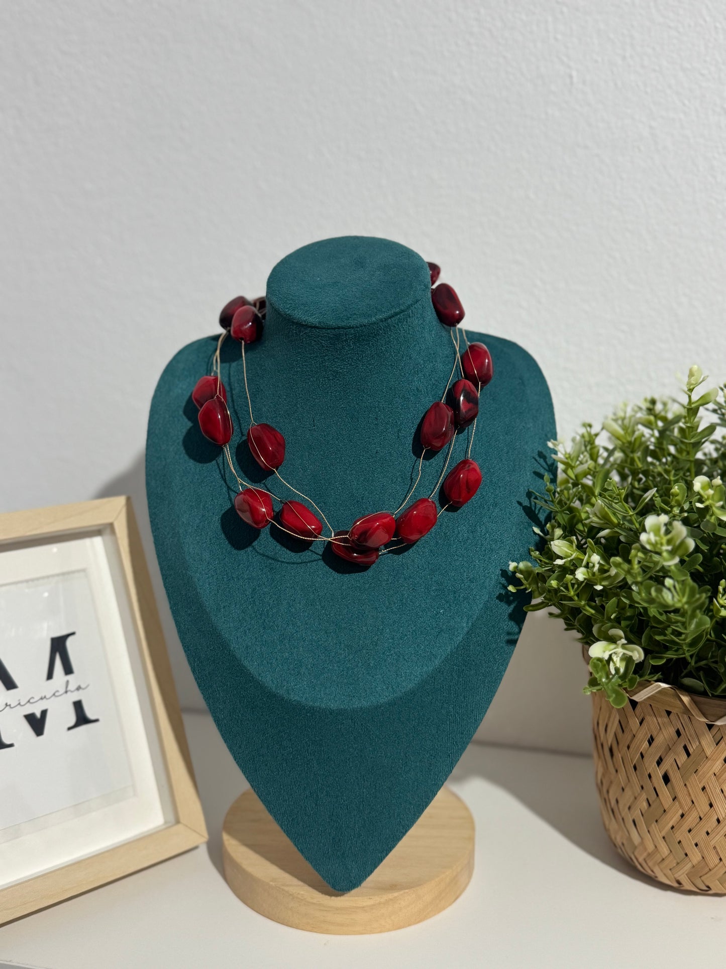 Collar Piedra Roja