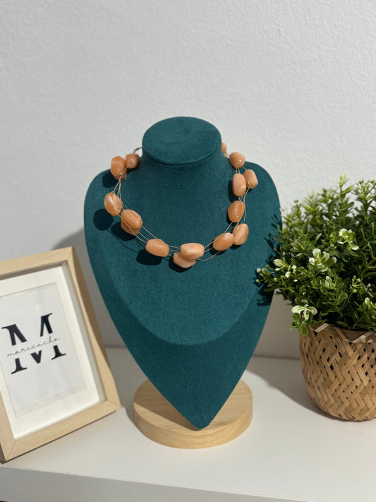 Collar Piedra Coral